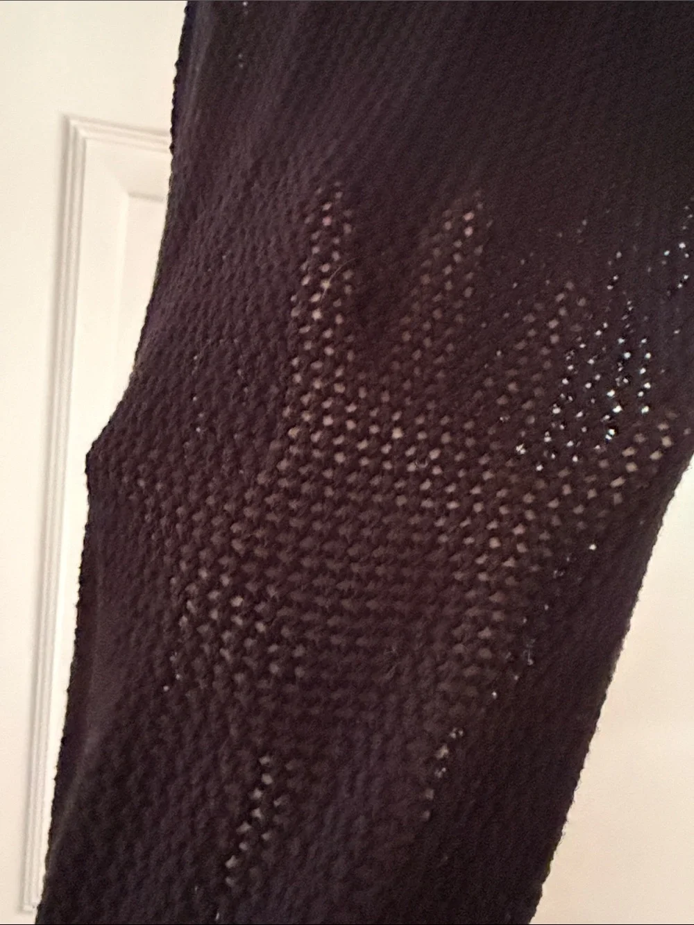 Toluca Black Crochet Maxi Swim Coverup
